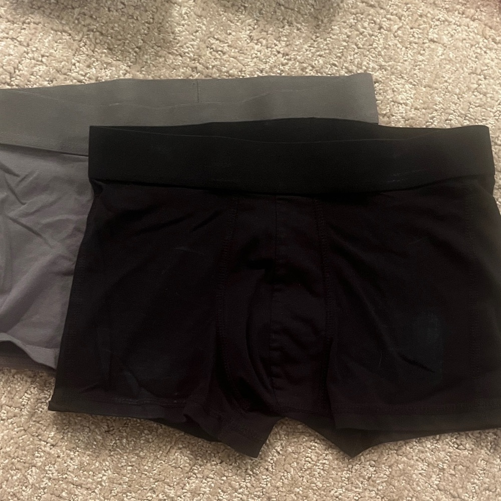 H&M Men's Boxer Briefs in Black and Gray - 2 Pack